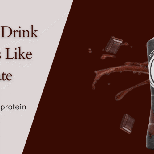 a bottle of chocolate drink