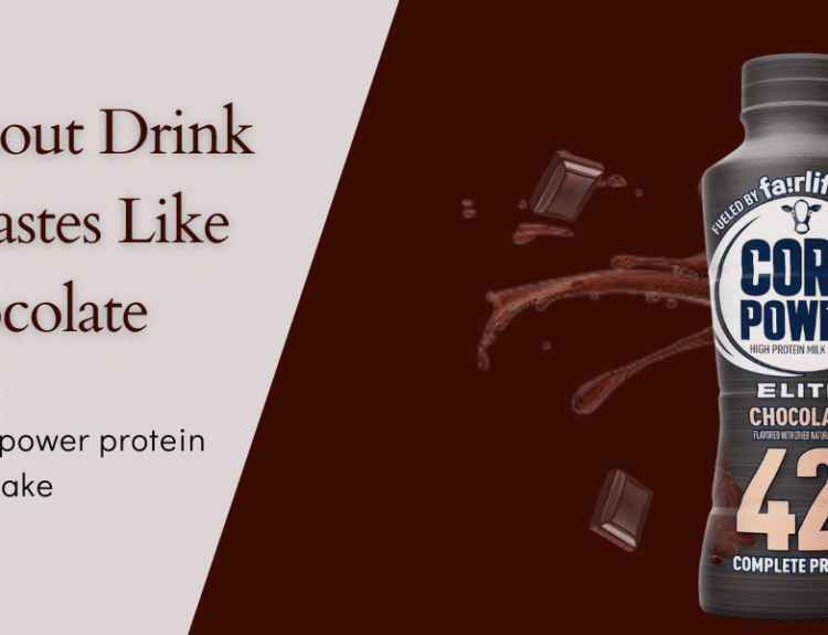 a bottle of chocolate drink