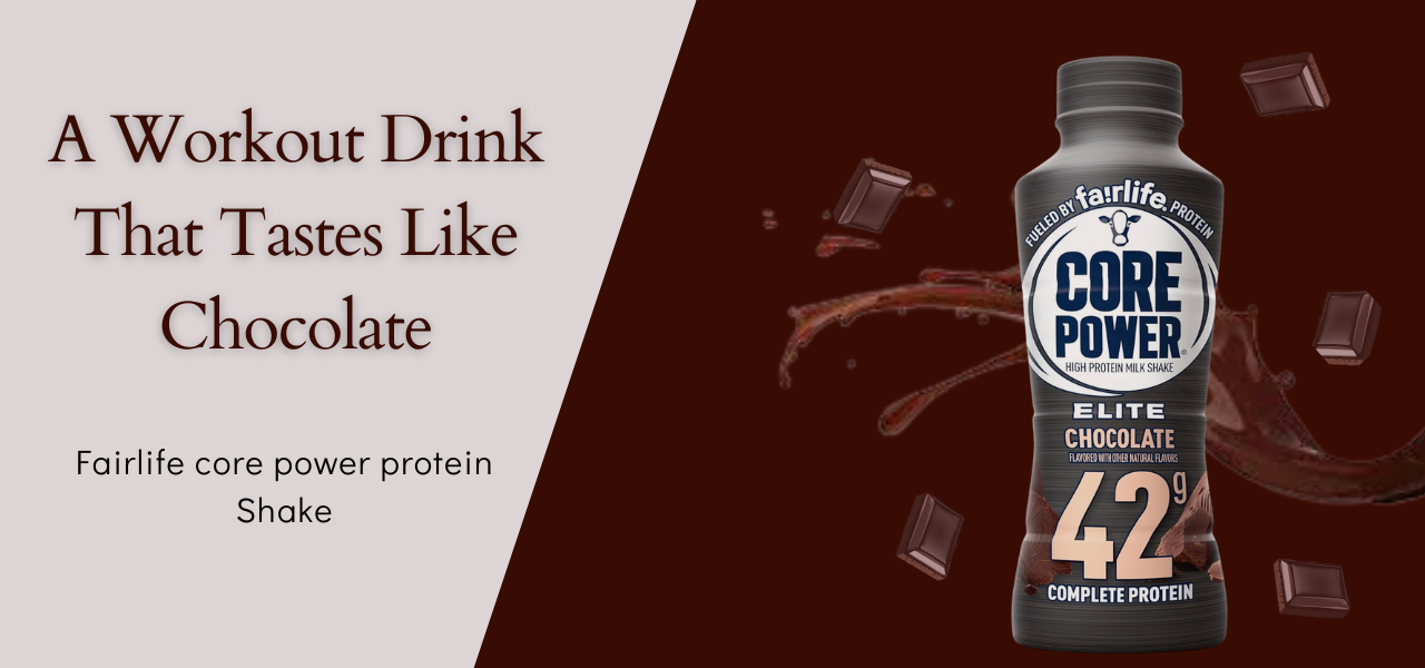 a bottle of chocolate drink